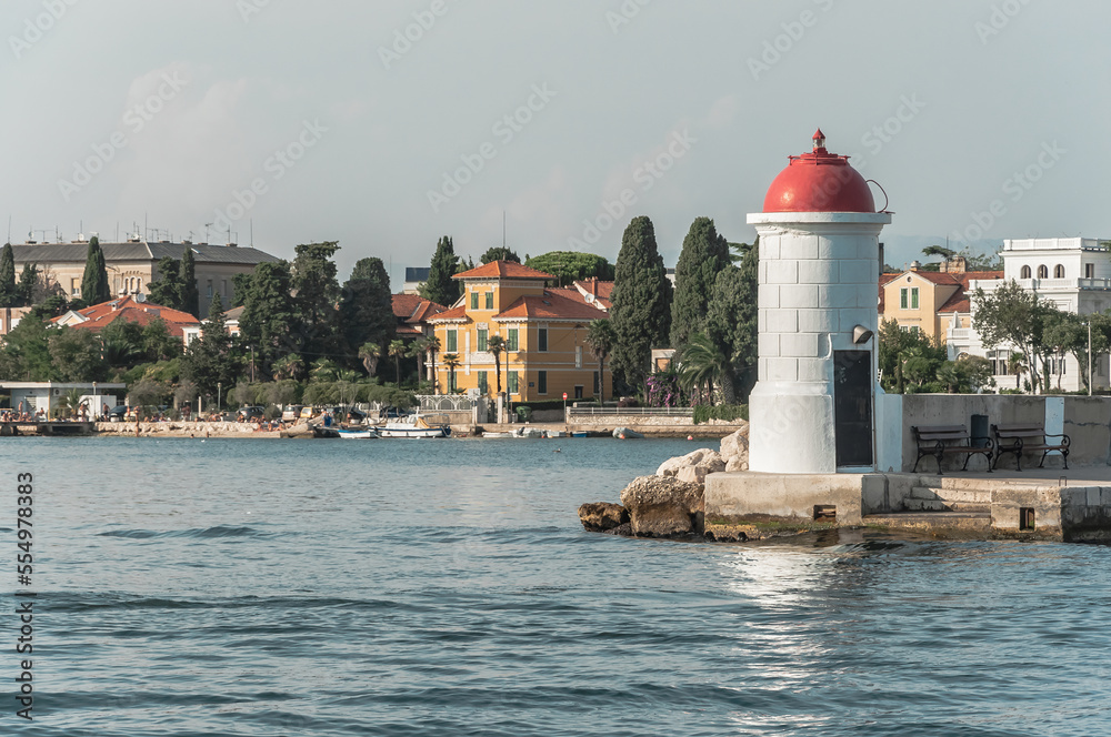 Lighthouse in the southern town of Croatia