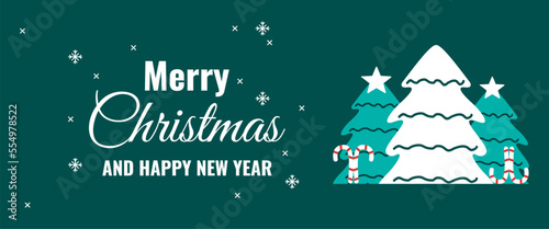 Merry Christmas Banner Template for Social Media or Print Media. Suitable to use on Christmas event. Also suitable for uploading social media at Christmas event