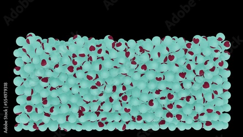 The balls of romance are falling with their attractive colors and the heart of love inside Isolated by Alpha channel ( transparent background )