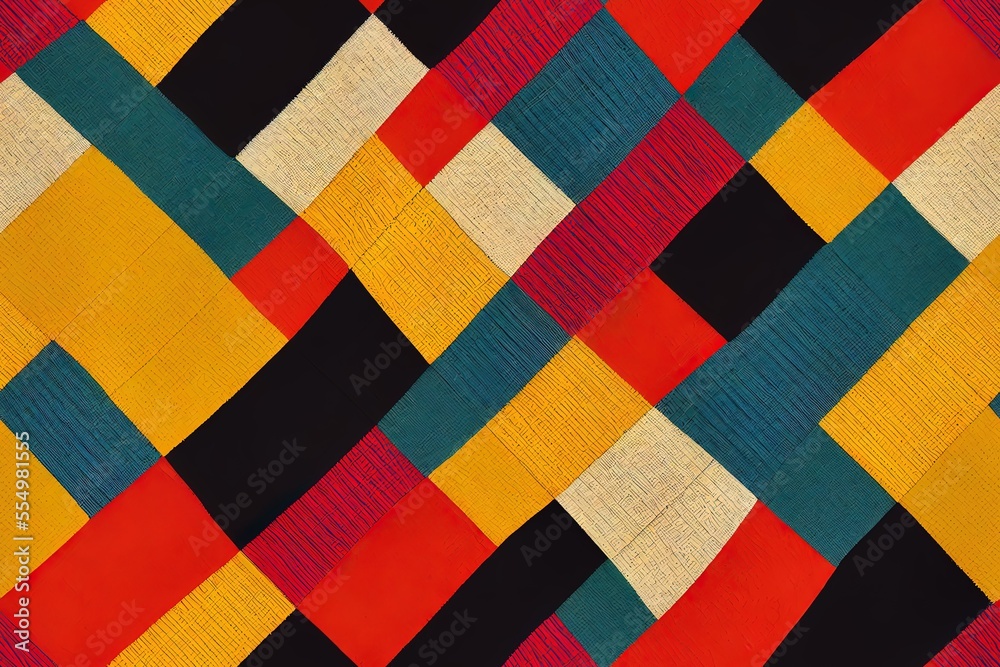 Fototapeta premium square plaid pattern. Generative AI