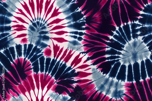 Gorgeous Shibori, batik, indigo tie dye, pink Shibori, tie dye, pink Shibori, fabric, and textile prints that are seamless and include a variety of tie-dye and other patterns. Generative AI