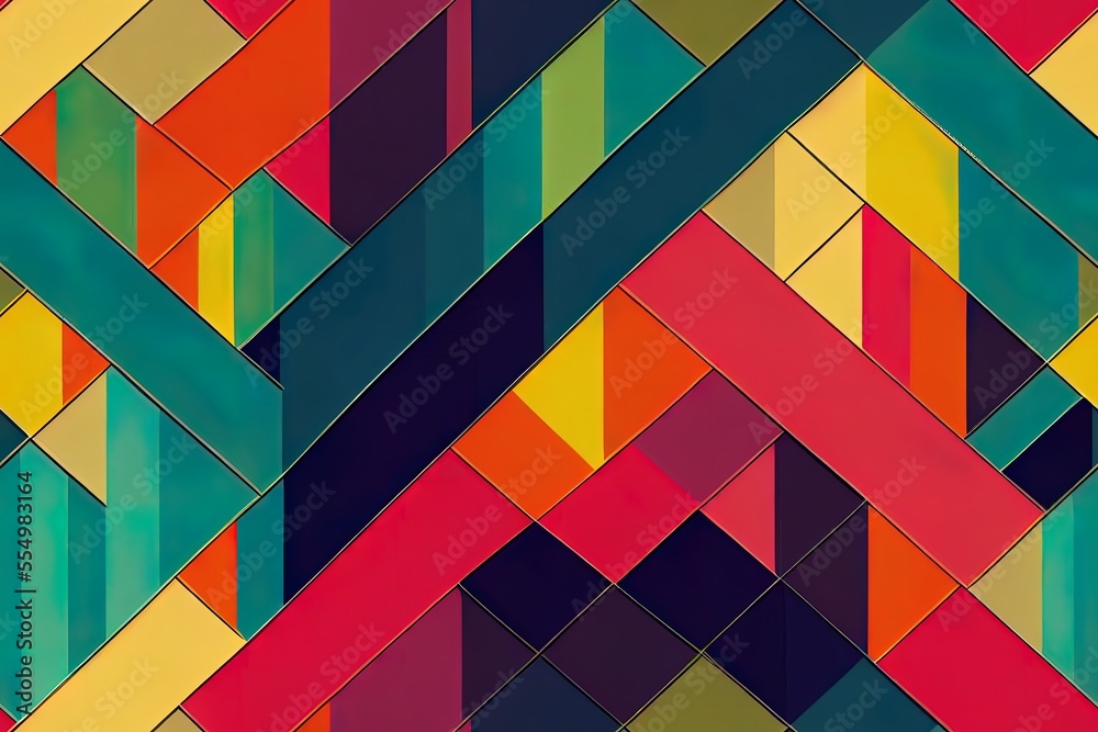 Woven baskets with vibrant colors a purely abstract design. Generative AI Woven baskets with vibrant colors a purely abstract design. Generative AI