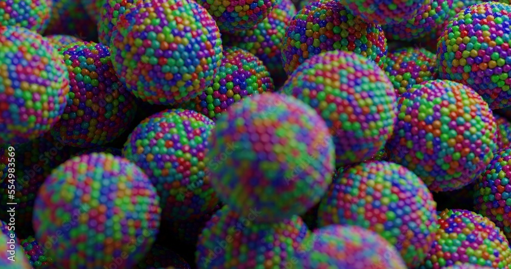 gummy berries made in 3d with blender