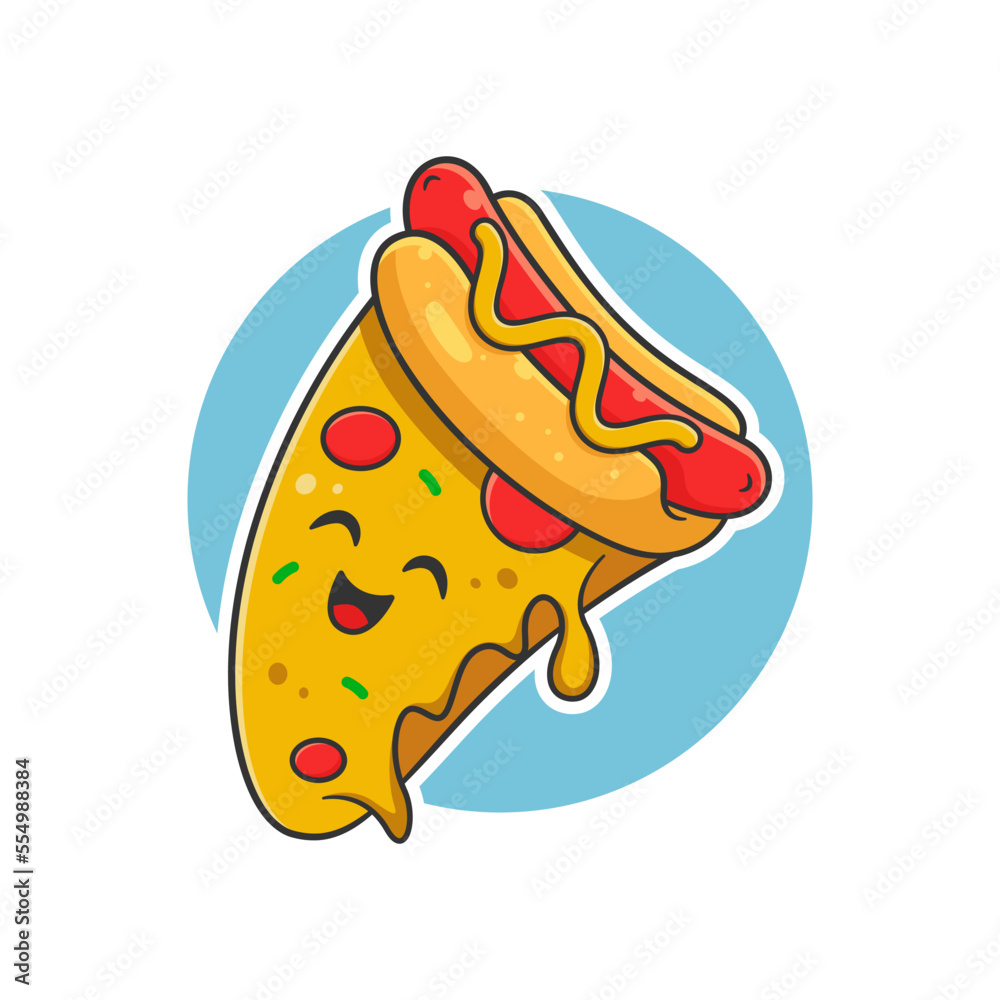 adorable delicious pizza and hotdogs adorable delicious pizza and hotdogs