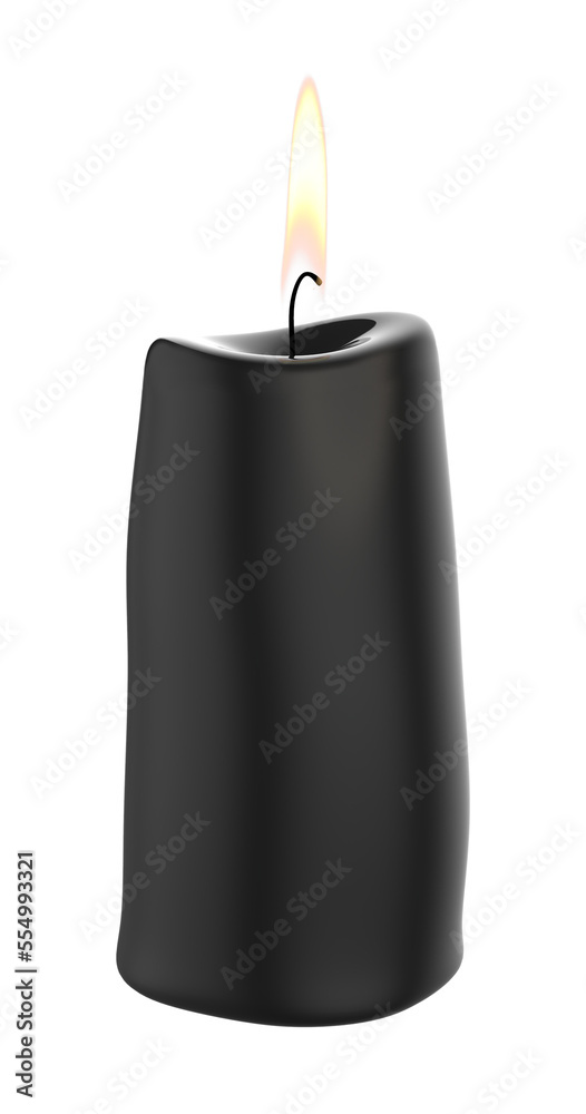 3d illustration od a colored candle 3d illustration od a colored candle