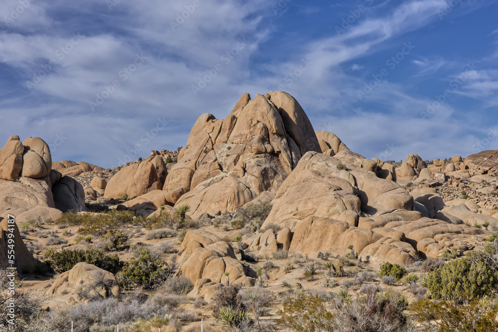 Joshua Tree National Park Rock Formations During the Day