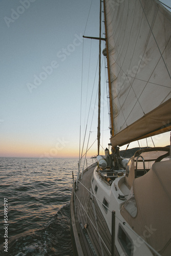 Sailing in the ocean