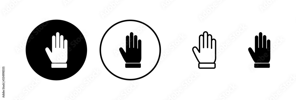 Hand icon vector illustration. hand sign and symbol. hand gesture Hand icon vector illustration. hand sign and symbol. hand gesture