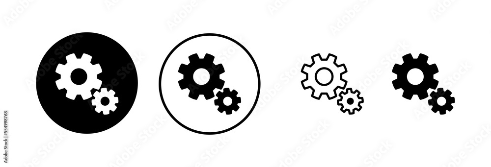 setting Icon vector illustration. Cog settings sign and symbol. Gear Sign setting Icon vector illustration. Cog settings sign and symbol. Gear Sign