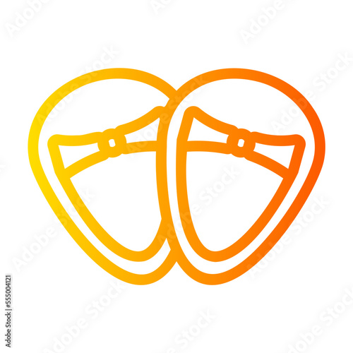 baby slippers icon
