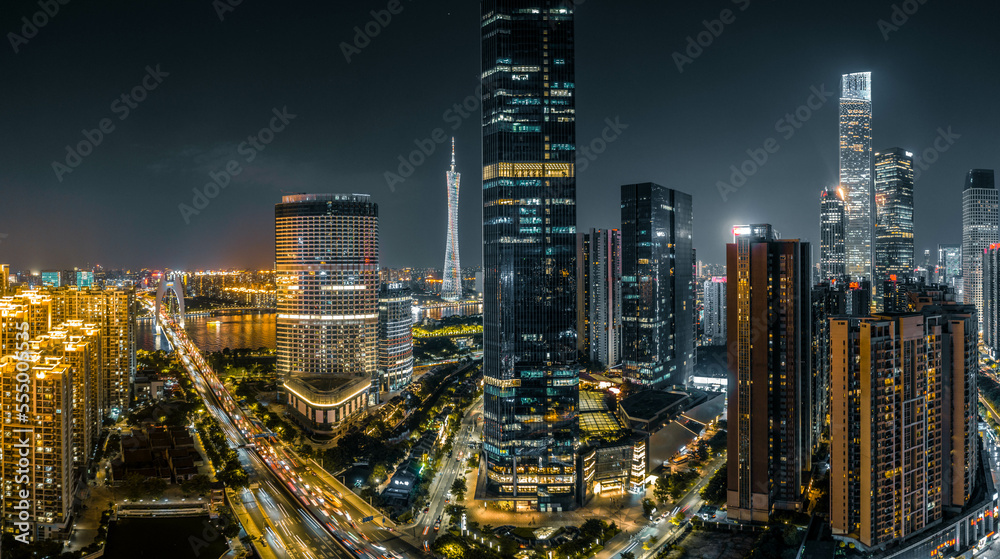 Naklejka premium guangzhou city