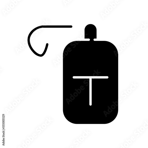 flask glyph icon