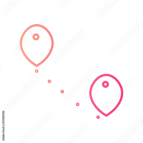 map gradient icon