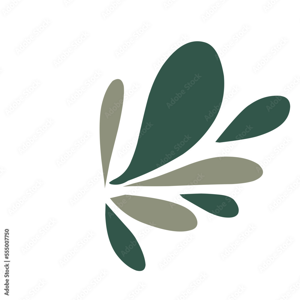 Naklejka premium Abstract shape ornament 