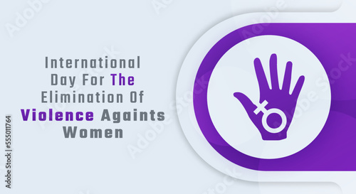 Happy International Day for the Elimination of Violence against Women Celebration Vector Design Illustration for Background, Poster, Banner, Advertising, Greeting Card © Imnot99