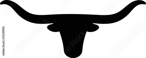 Longhorn Bull Cow Cattle Farm Farming Animal Icon Head