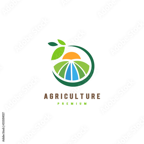 Agriculture template logo design with modern concept for business, service, company and your product names or for all your ideas 2