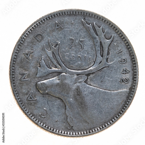 Plakat Canada 1942 Quarter Moose Side
