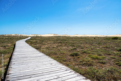 The Dunes of Corrubedo Natural Park in Galicia, Northern Spain