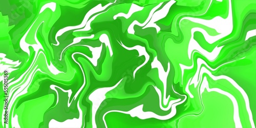 Abstract green and white wavy background  green white abstract liquify background.