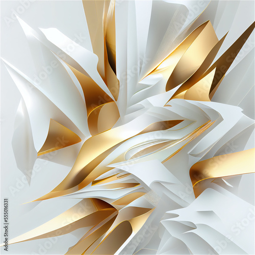 soft precious ivory and gol...