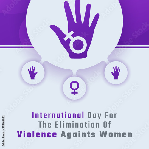 Happy International Day for the Elimination of Violence against Women Celebration Vector Design Illustration for Background, Poster, Banner, Advertising, Greeting Card