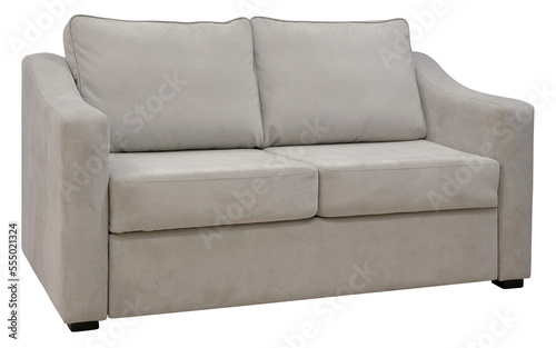 Sofa isolated on white background. Including clipping path