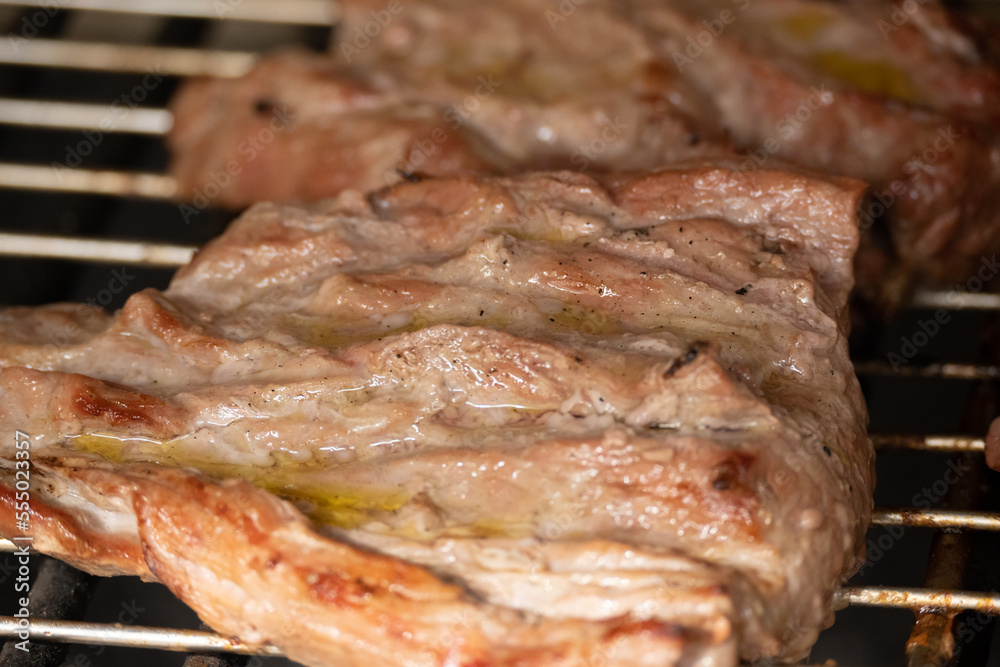 Pork churrasco barbecue style
