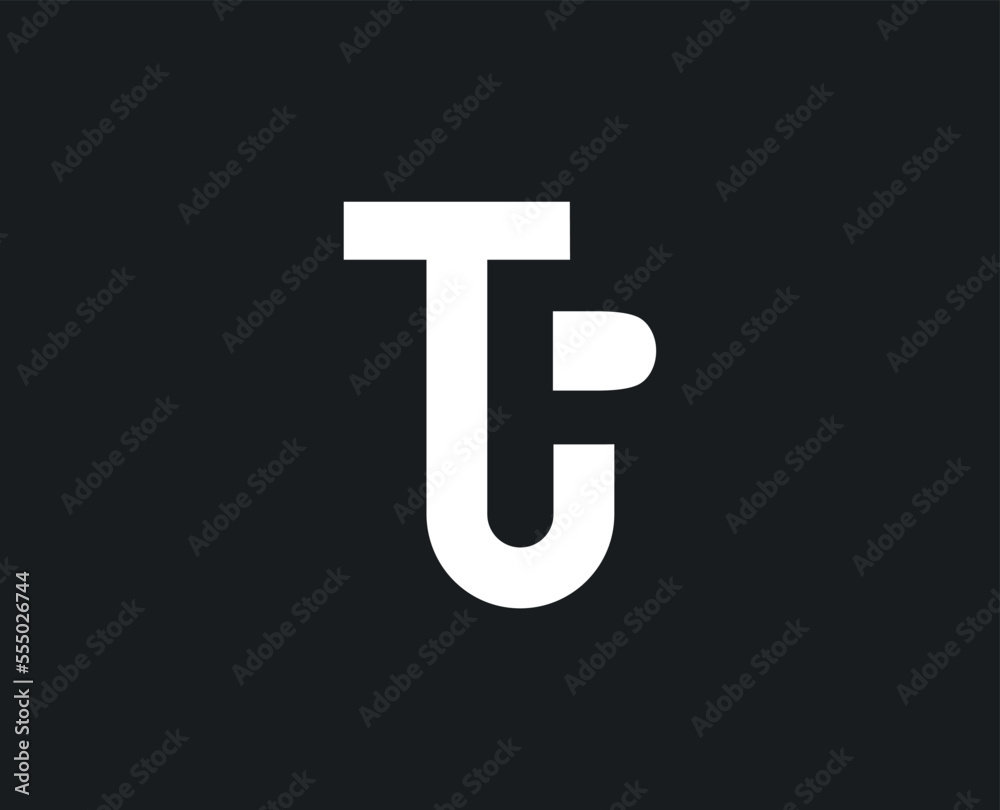 Letter tp arrow logo design vector Letter tp arrow logo design vector
