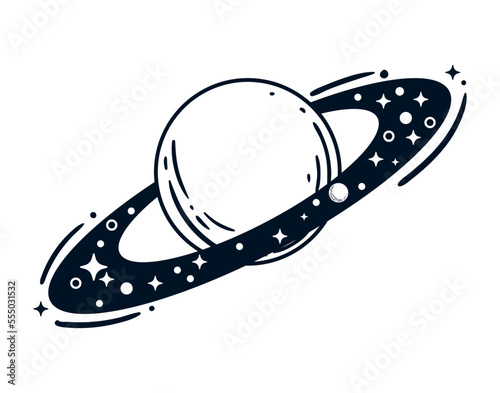 saturn planet surreal astrology