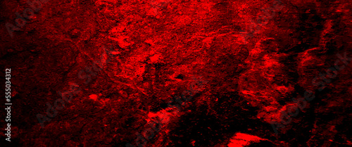 Scratches concrete wall texture, Scary concrete wall texture as background, Black and red grunge texture. Scary red black scary background, panorama dark red and black slate background or texture.