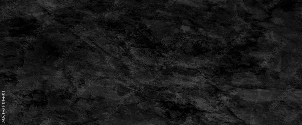Black stone background. Stone texture. black abstract background. Dark rock texture. Black stone background with copy space for design, Dark luxury marble stone wall texture background. Black natural.