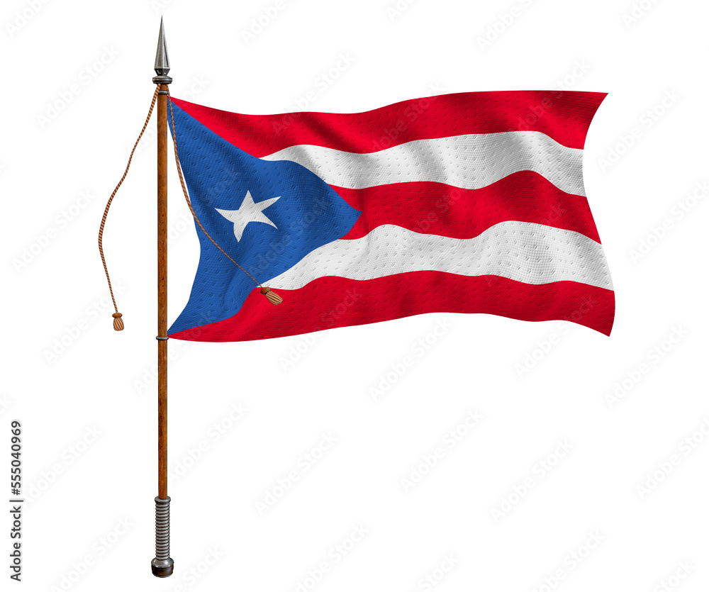 National flag of Puerto-Rico. Background with flag of Puerto-Rico. National flag of Puerto-Rico. Background with flag of Puerto-Rico.