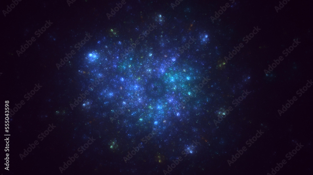 Obraz premium 3D rendering abstract circle light background