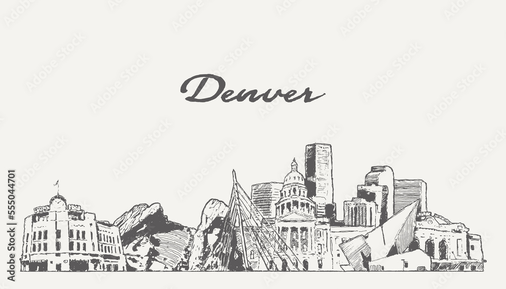 Denver skyline, Colorado, USA
