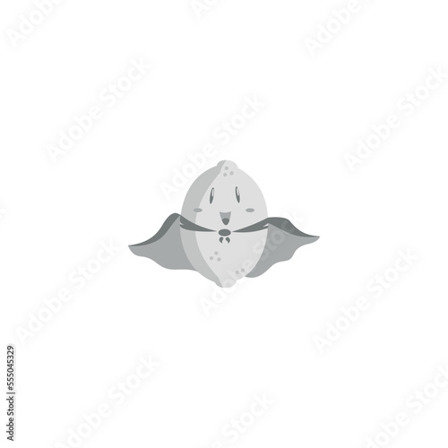 Super lemon character cartoon cute. Happy Fruits Characters