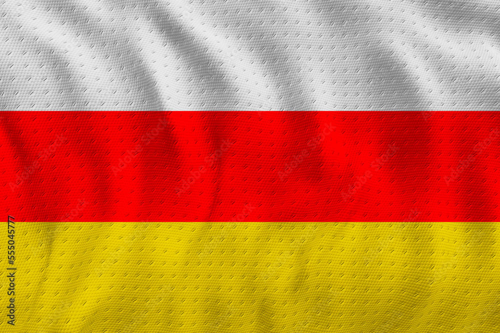 National flag of South Ossetia. Background with flag of South Ossetia National flag of South Ossetia. Background with flag of South Ossetia