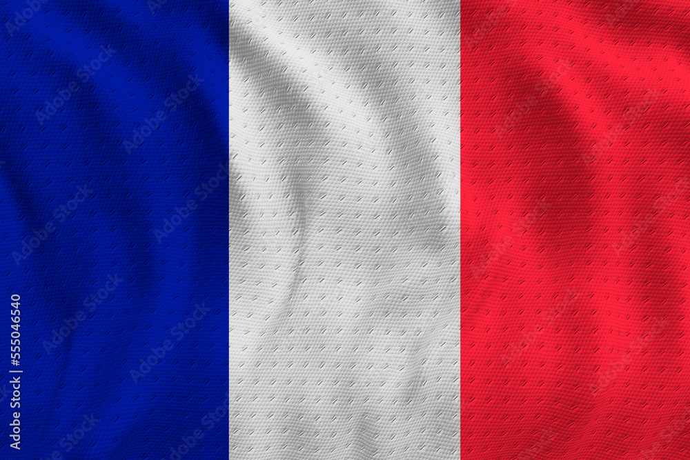 National flag of Clipperton island. Background with flag of Clipperton island. National flag of Clipperton island. Background with flag of Clipperton island.