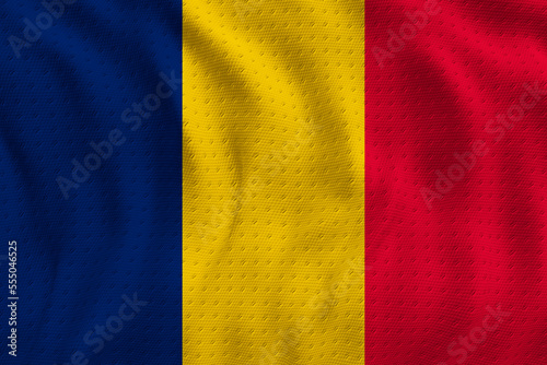 National flag of Chad. Background with flag of Chad.