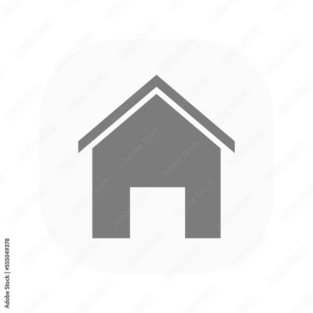 Home Business Icon Rectangle Rounded Home Business Icon Rectangle Rounded