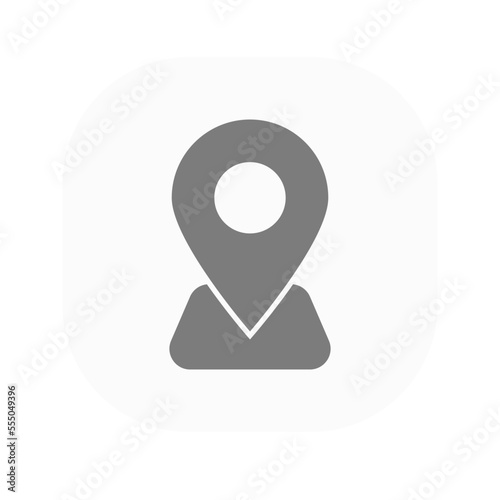 Maps Business Icon Rectangle Rounded