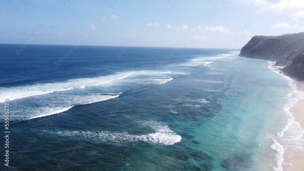 Beautiful beach scenery at Tropical Island BALI, Indonesia Beautiful beach scenery at Tropical Island BALI, Indonesia
