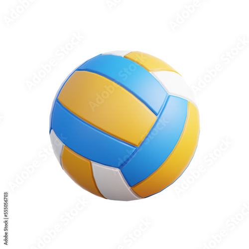3D Rendering ball of volleyball