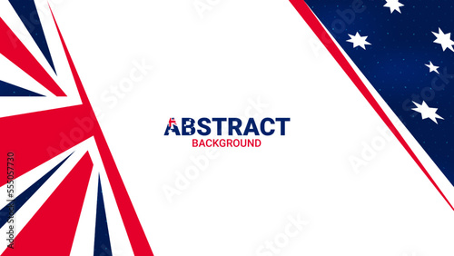 Abstract background with Australian flag colors