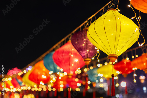 Obraz na płótnie Chinese Lantern for Chinese New Year Celebration w salonie