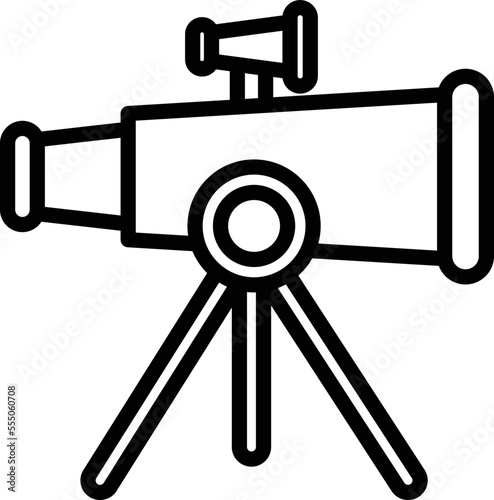 Telescope Vector Icon
