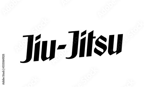 Jiu-jitsu logo. Vector illustration
