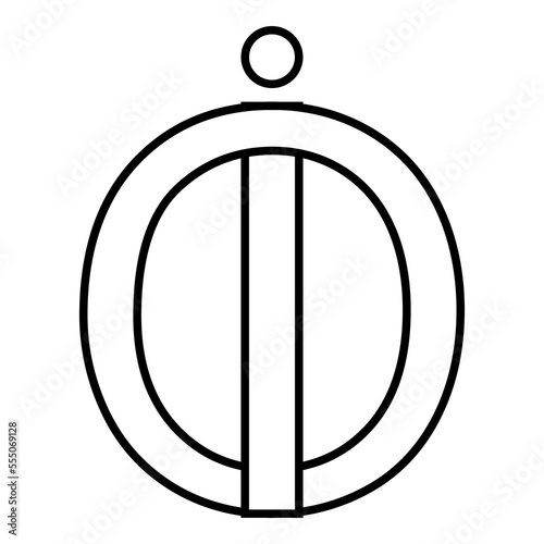 Logo sign io oi icon, nft interlaced letters i o