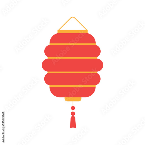 Chinese Lentern Flat Illustration