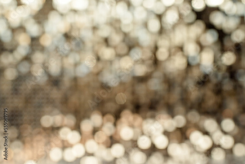 Gold abstract defocused bokeh background